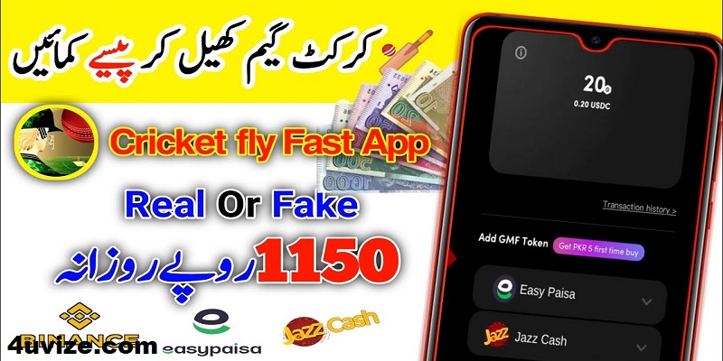 Cricket fly App | Earning App Withdraw Easypaisa Jazzcash