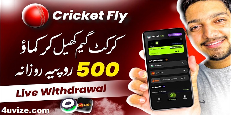 Cricket fly App | Earning App Withdraw Easypaisa Jazzcash