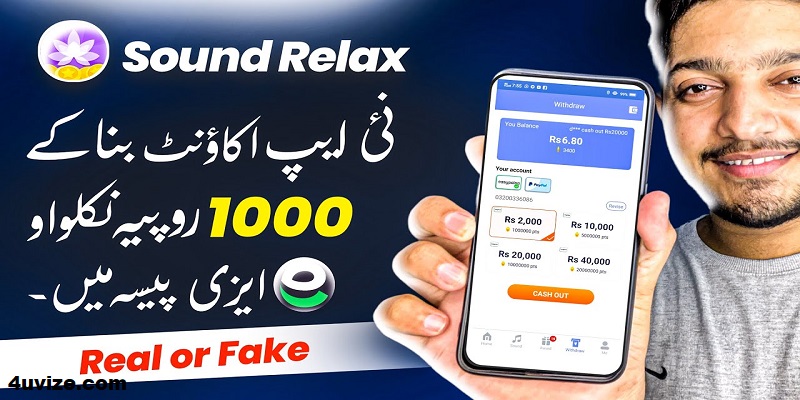 How to Earn Money online with Sound Relax app